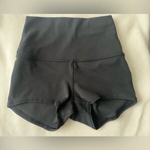 Lululemon athletica Black High-Rise Athletic Shorts 2”